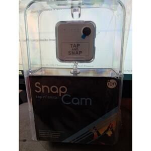 Ion Camera SnapCam Wearable HD Camera with Wi-Fi and Bluetooth - White